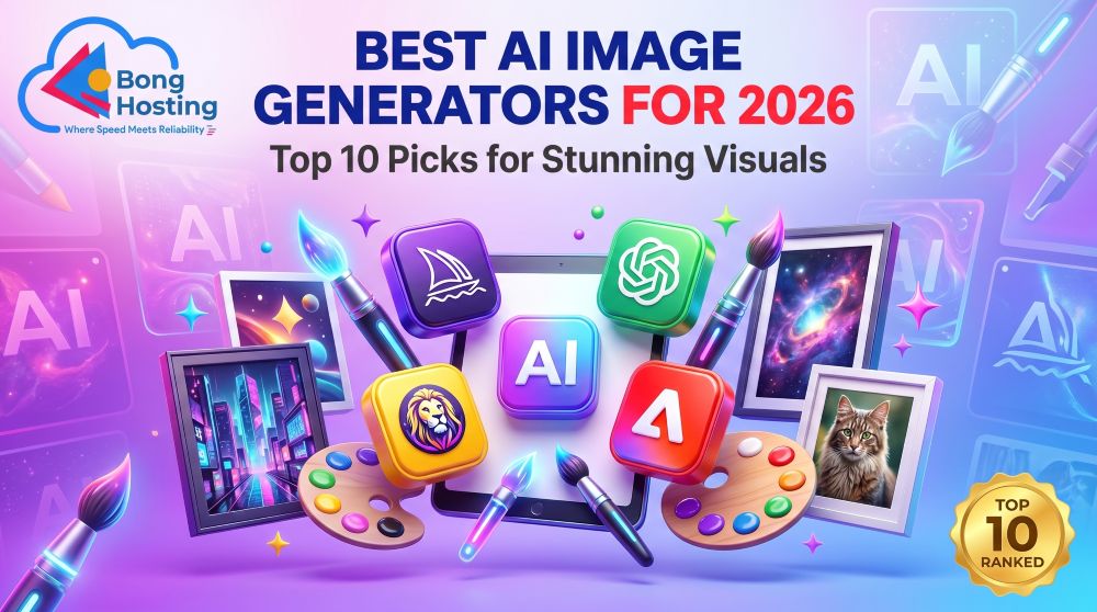 Top 10 best AI image generators for 2026 for stunning visuals