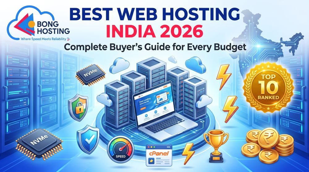 Top 10 best web hosting India 2026 for every budget