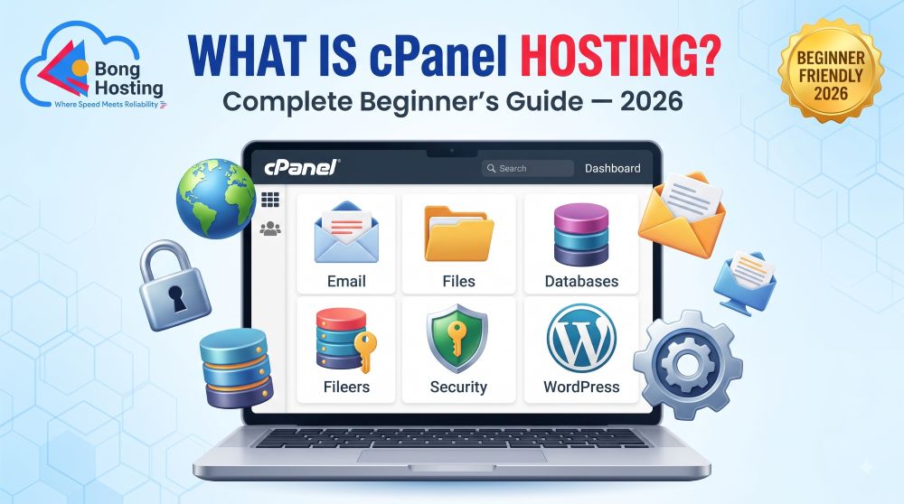What is cPanel hosting complete beginner guide 2026 BongHosting