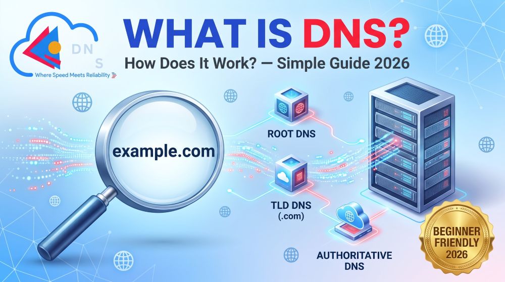 What is DNS and how does it work simple explanation guide 2026 BongHosting